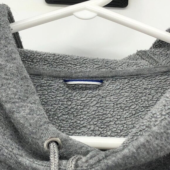 Kit and Ace men’s  pullover grey drawstring fleece hoodie with side zipper M/L - Picture 4 of 16